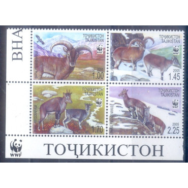 A18- TAJIKISTAN WWF FAUNA WILD ANIMALS BHARALS. TYPE- A.