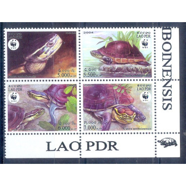 A2- LAOS PDR 2004. WWF FAUNA REPTILES TURTLES. TYPE-A 