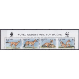 A34- Bhutan 1997. Fauna Animals WWF. W.W.F.