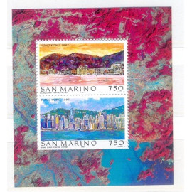 16- SAN MARINO 1997. HONG KONG 1897-1997. PAINTING.