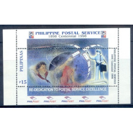 40- Filippine Philippines Philippinen Filipinas 1998 Philippine Postal Service Centenary.