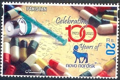 B382- Pakistan 2023. 100 Years of Novo Nordisk Pharmaceutical Company.