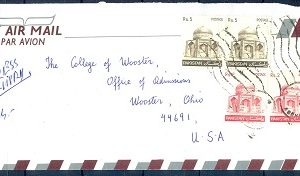 C02- Pakistan Postal Used Cover. Posted to USA. Makli Tomb.