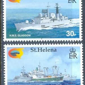 B017- St Helena ship. Helicopter. Aero Plane.