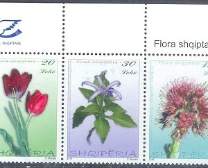 B176-Set of Albania Shqiperia. Flowers.