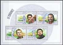 B409- Niger 2014. Cricket Champions. Pakistan's Cricket Player Shahid Khan Afridi.