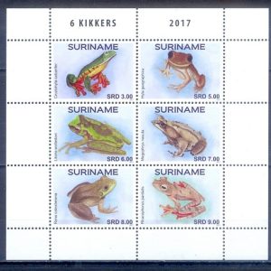 E038- Surinam Suriname 2017. Insects Frogs.