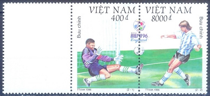 E103- Vietnam Viet Nam 1996 European Cup Football Championship.