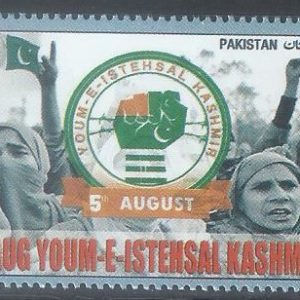 P011- Pakistan 2025. Youm-e-Istehsal Kashmir.