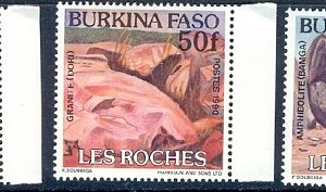 E356- Burkina Faso 1991 minerals.