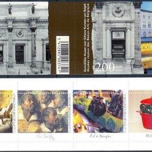 E370- Belgium 2001 Modern Art Booklet.