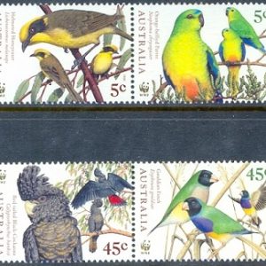 E373A- Australia 1998. WWF Endangered Birds.