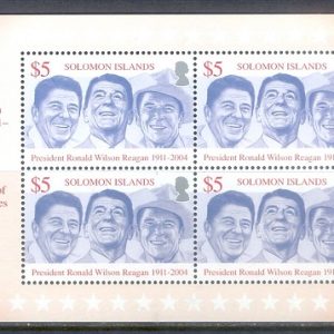 E392- Solomon Islands 2004. President Roland Wilson Reagan.