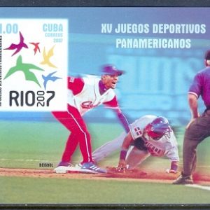 E394- S/Sheet of Cuba Sports Rugby.