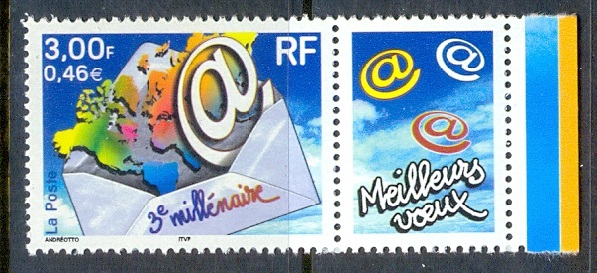 E408- France 2000. 3rd Millennium.