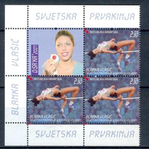 A004- Croatia 2007. B. Vlasic high jump world champion.